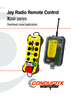 Jay Radio Remote Control Xpair series | Overhead Crane Application